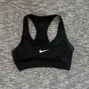 Nike black sports bra